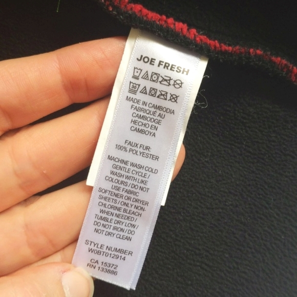 joe fresh active buffalo check plaid sherpa teddy jacket 2T toddler unisex - Picture 5 of 7